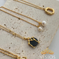 Pearl & Stone Gold-Plated Necklaces